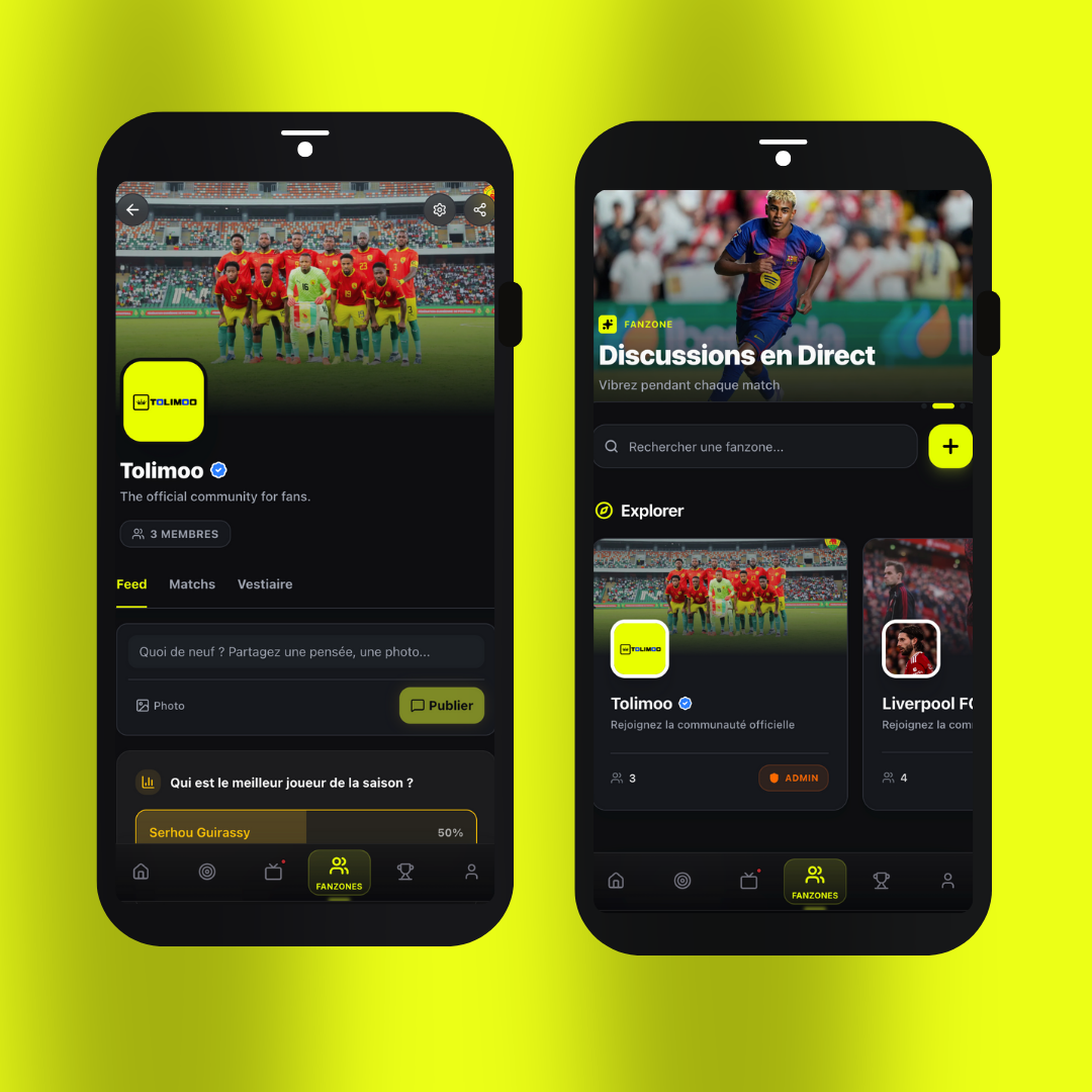 Tolimoo – Sports Prediction & Community Platform